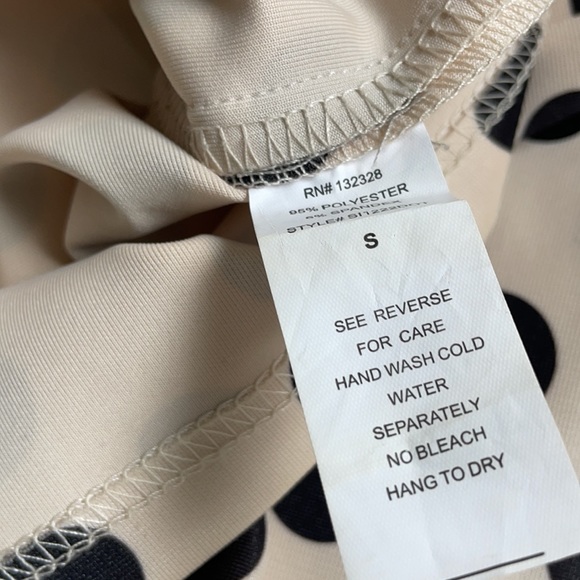 Polka Dot Pencil Skirt - Picture 5 of 5